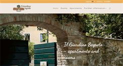 Desktop Screenshot of ilgiardinosegretopienza.it